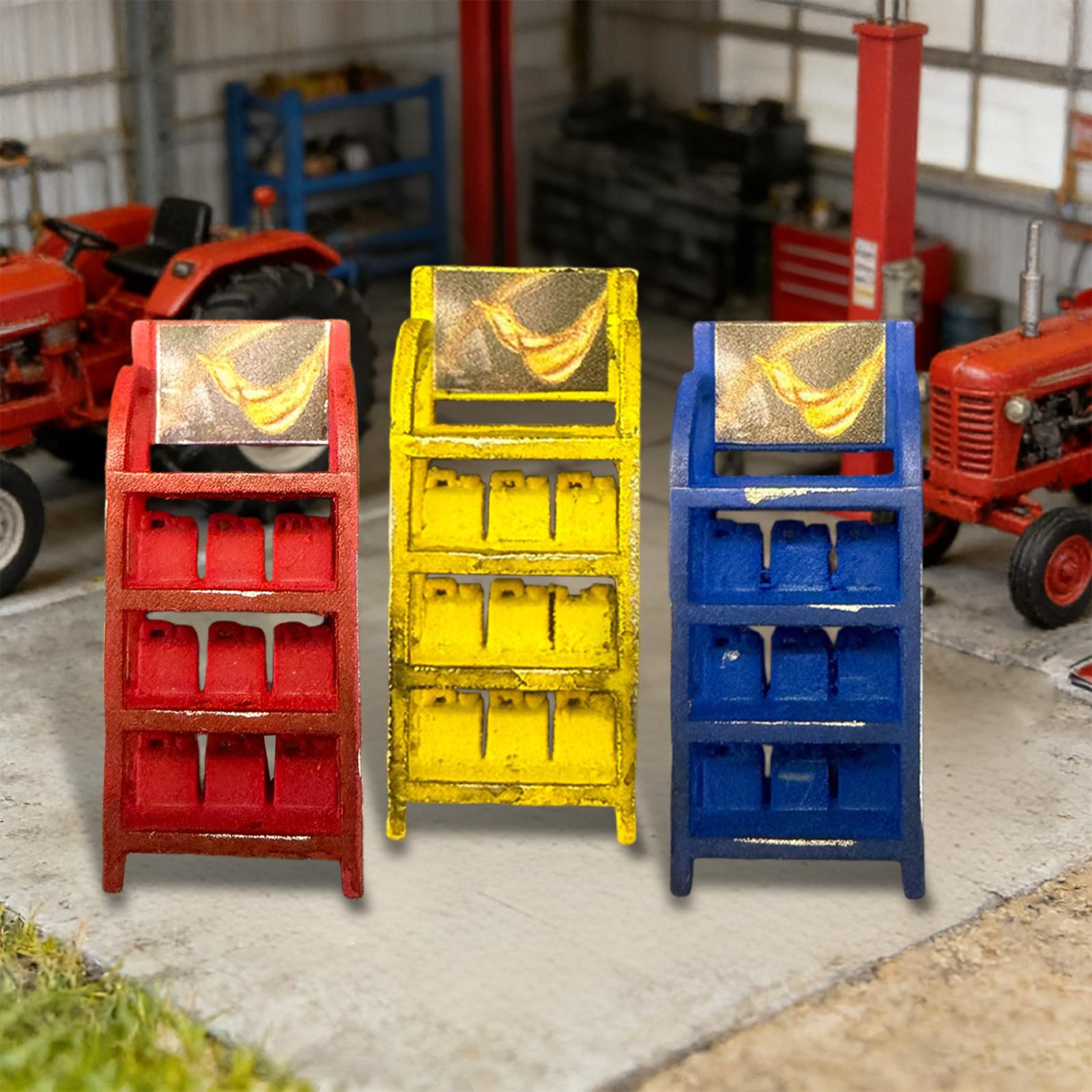 Auto Repair Shop Photos - 1:64 Auto Oil Rack Model Photo