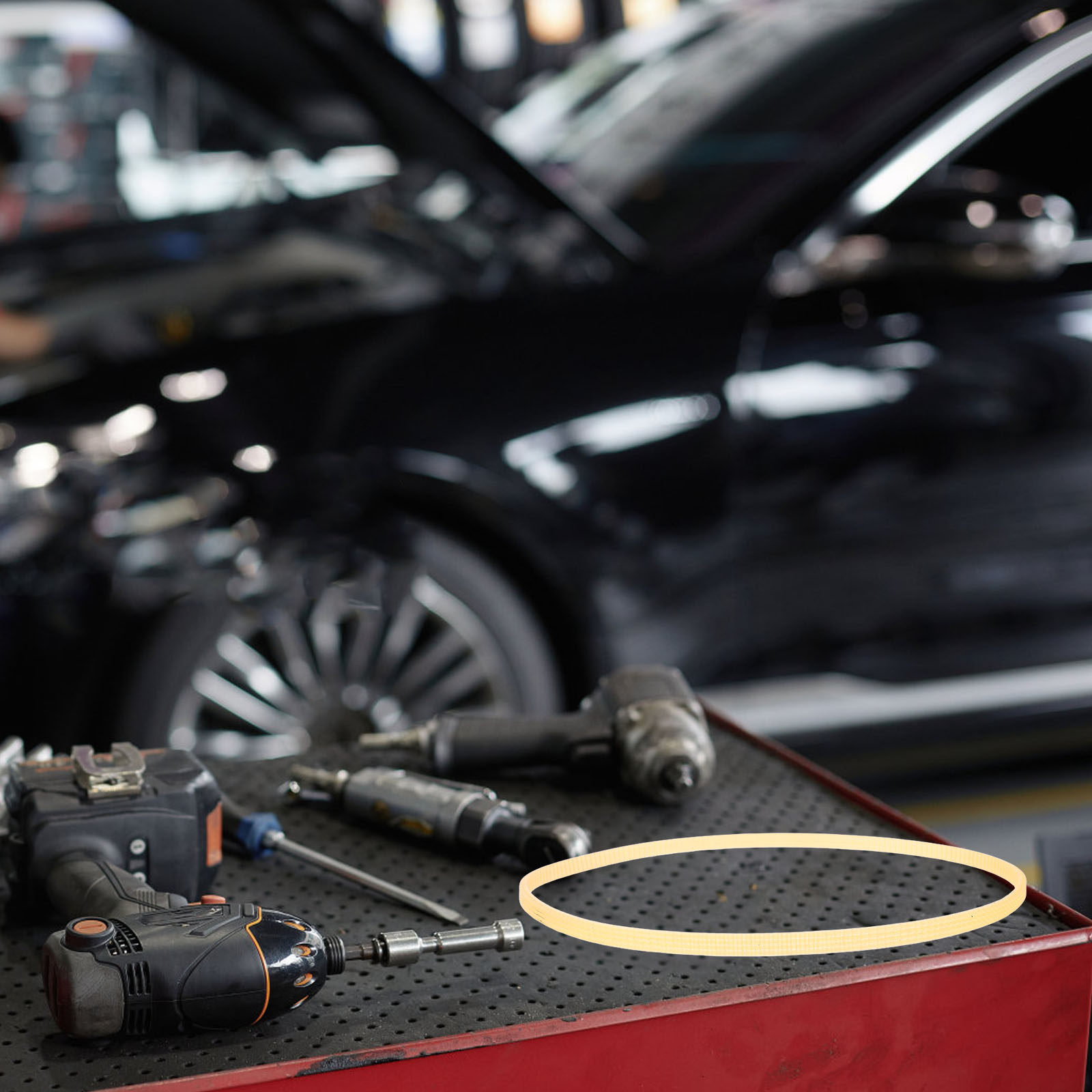 Auto Repair Shops - Transmission Belt Polyurethane Stretchable Wheel Balancer