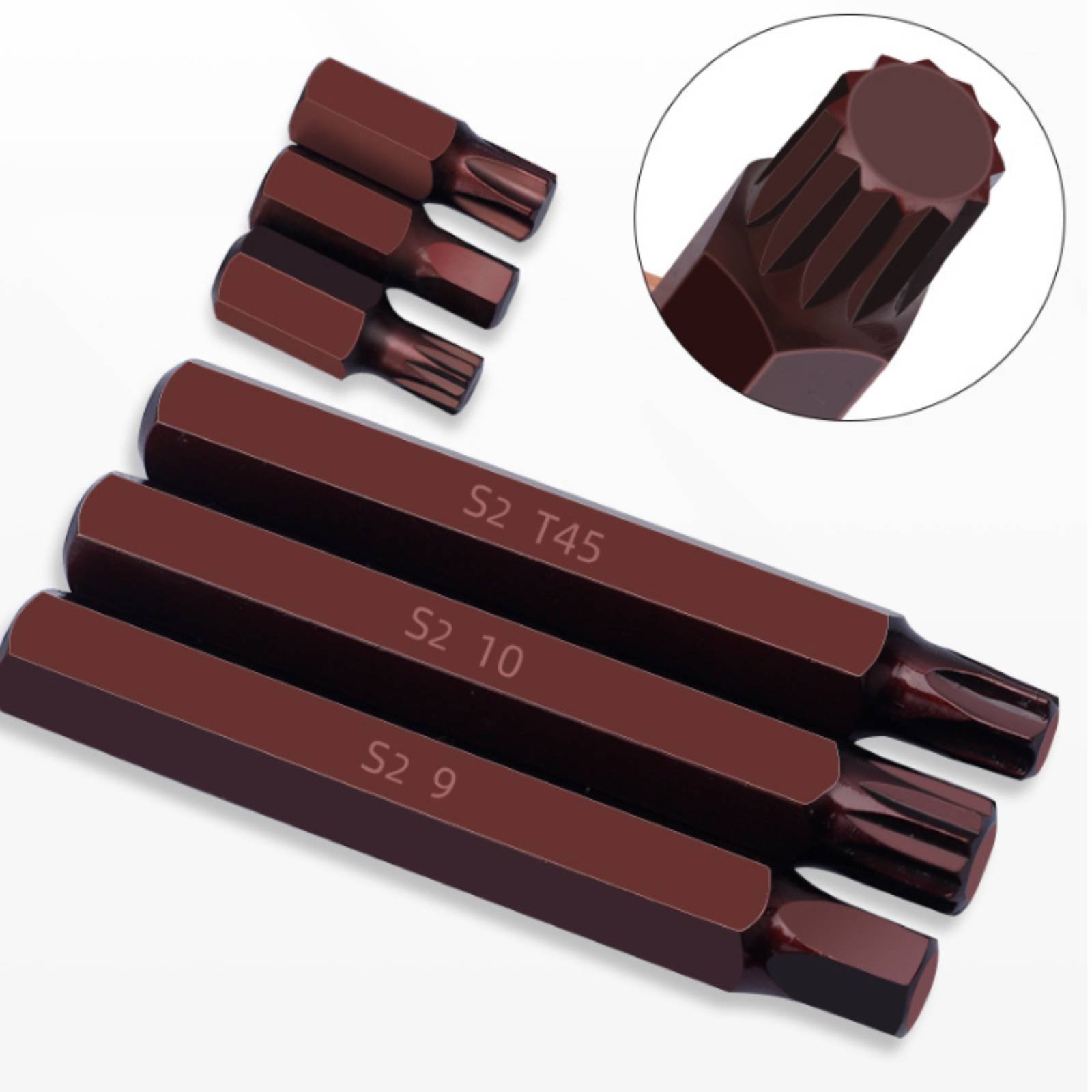 Auto Repair Shops - 60 Pieces Star Drive Bit Set