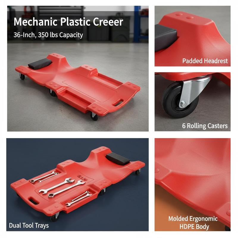 Rolling Creeper Board 36-Inch  - Auto Repair Shops 评论和价格