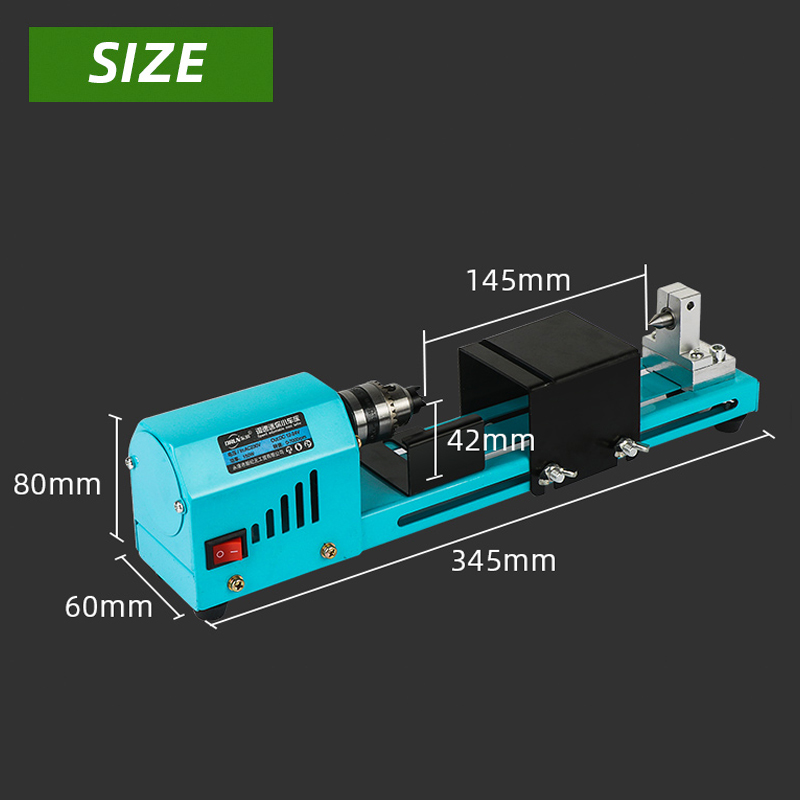 1 Set 150W Mini Wood Lathe Mac - Brake Drum Lathe 评论和价格